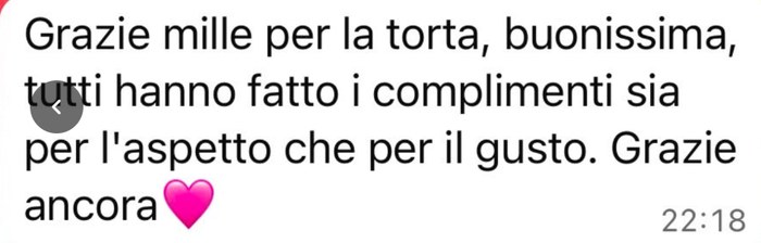 Recensione cliente via WhatsApp